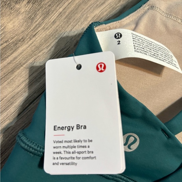 lululemon Energy Bra (DIFFERENT COLOR THAN COVER PHOTO) - Picture 5 of 6